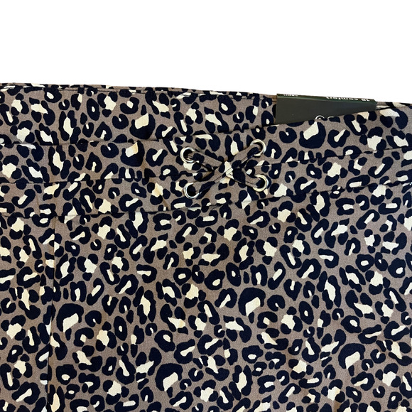 Rafaella Black and Brown Cropped Pants - Picture 3 of 6